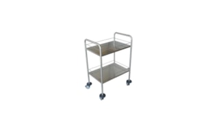 CARRO TRANSPORTE  INOX 2 PRATELEIRAS  836036