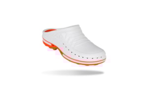 SOCA WOCK CLOG 01 LARANJA/BRANCO